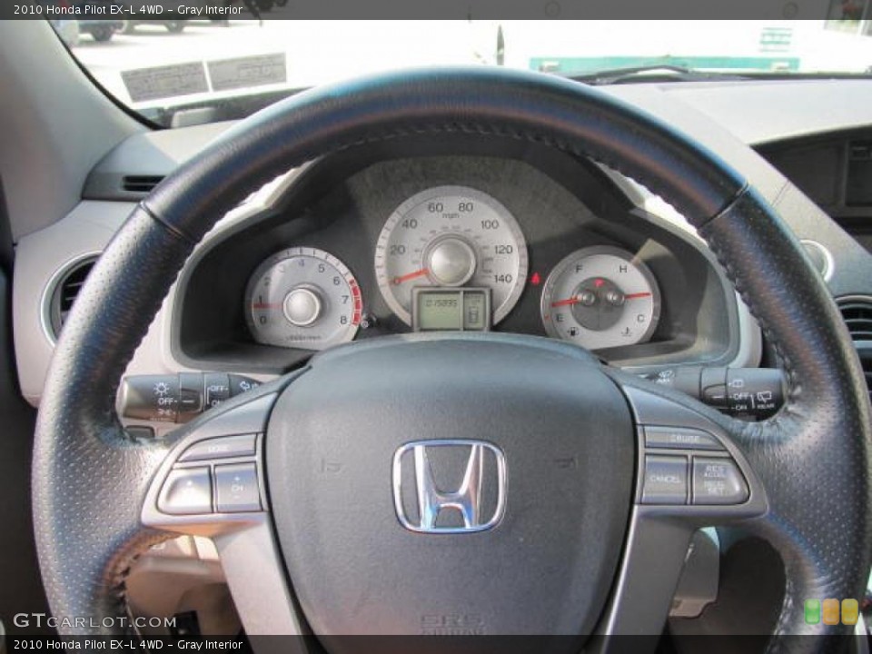 Gray Interior Steering Wheel for the 2010 Honda Pilot EX-L 4WD #49764778
