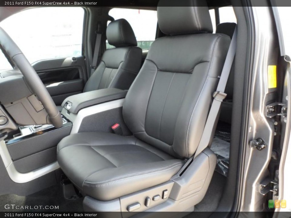 Black Interior Photo for the 2011 Ford F150 FX4 SuperCrew 4x4 #49765099