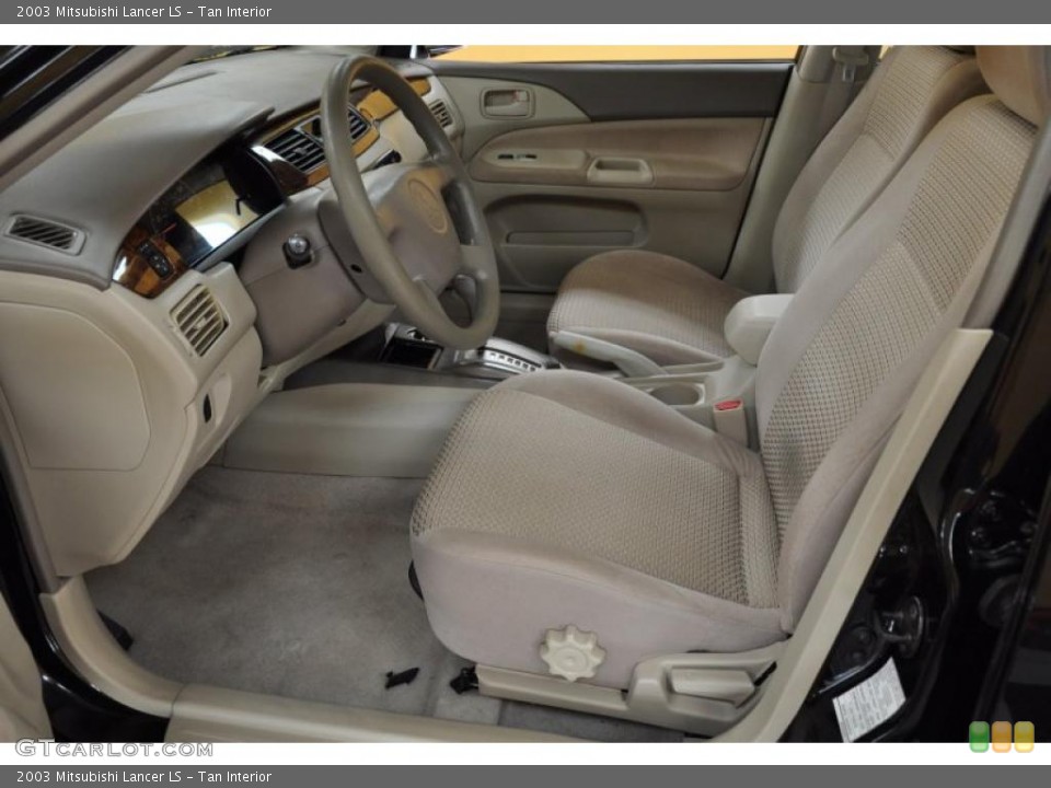 Tan Interior Photo For The 2003 Mitsubishi Lancer Ls