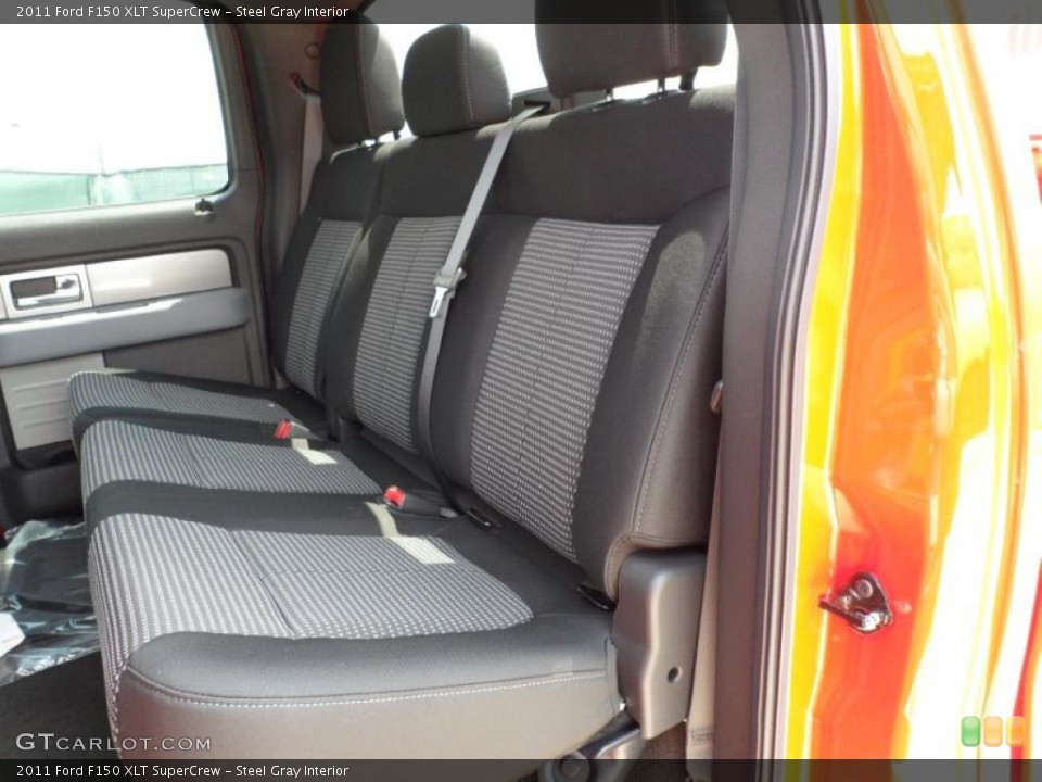 Steel Gray Interior Photo for the 2011 Ford F150 XLT SuperCrew #49766338