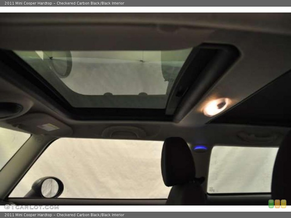 Checkered Carbon Black/Black Interior Sunroof for the 2011 Mini Cooper Hardtop #49767370