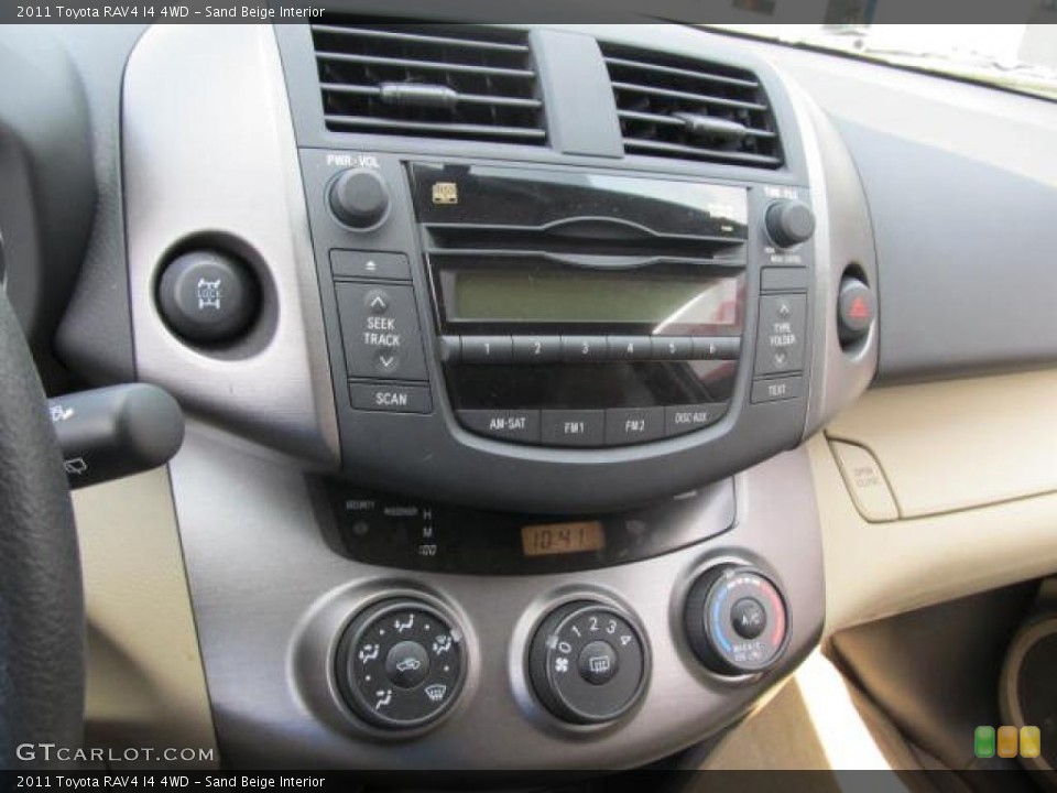 Sand Beige Interior Controls for the 2011 Toyota RAV4 I4 4WD #49768099