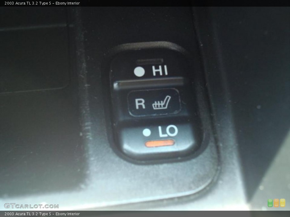 Ebony Interior Controls for the 2003 Acura TL 3.2 Type S #49769014