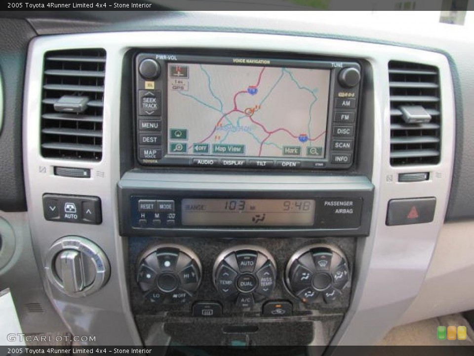 Stone Interior Navigation for the 2005 Toyota 4Runner Limited 4x4 #49769248