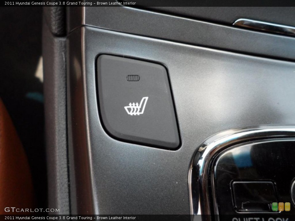 Brown Leather Interior Controls for the 2011 Hyundai Genesis Coupe 3.8 Grand Touring #49769344