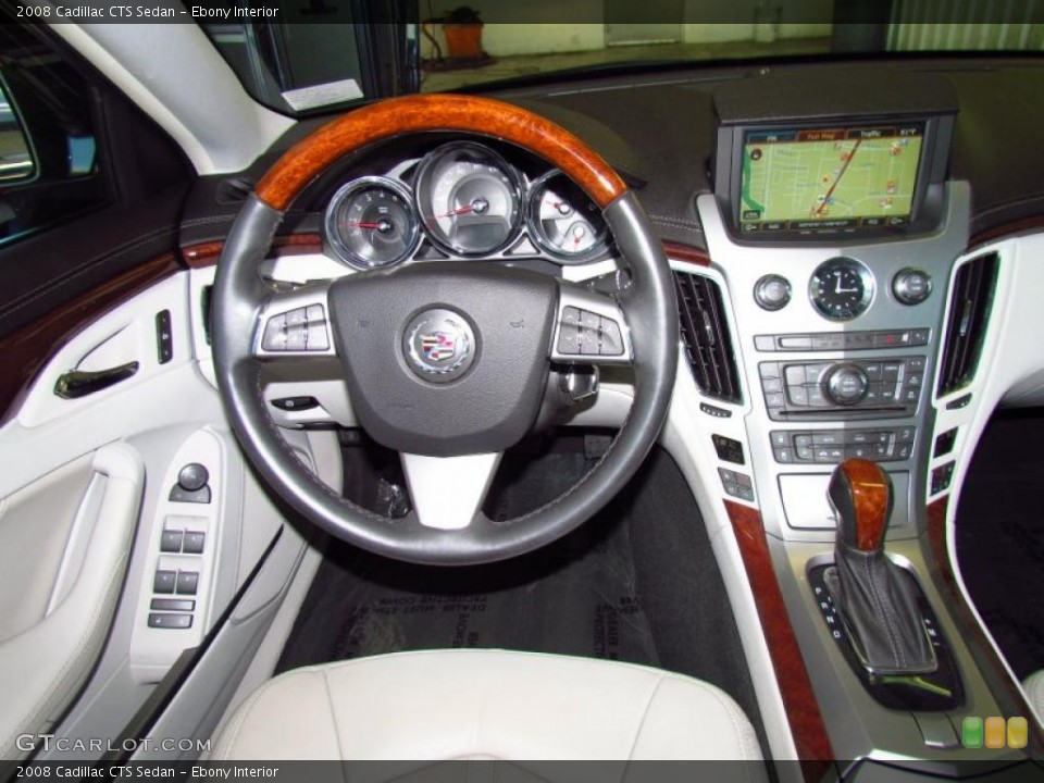 Ebony Interior Dashboard for the 2008 Cadillac CTS Sedan #49769551