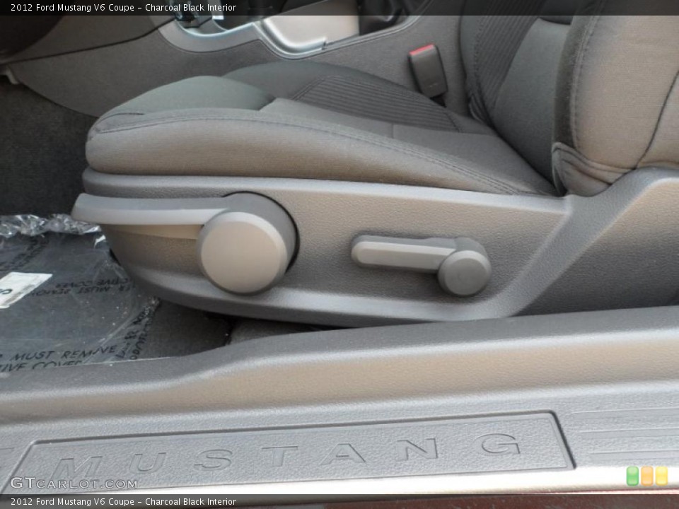 Charcoal Black Interior Controls for the 2012 Ford Mustang V6 Coupe #49769746