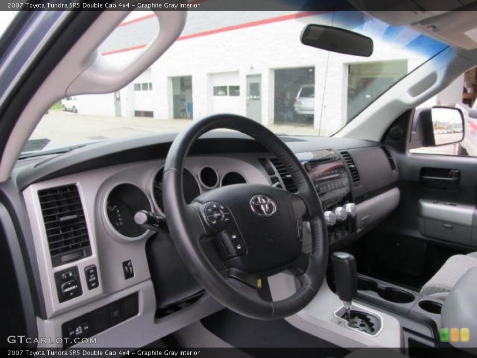 Graphite Gray Interior Photo for the 2007 Toyota Tundra SR5 Double Cab 4x4 #49769812