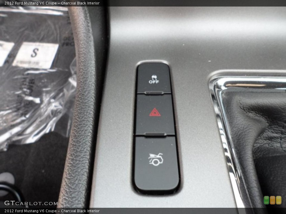 Charcoal Black Interior Controls for the 2012 Ford Mustang V6 Coupe #49769830