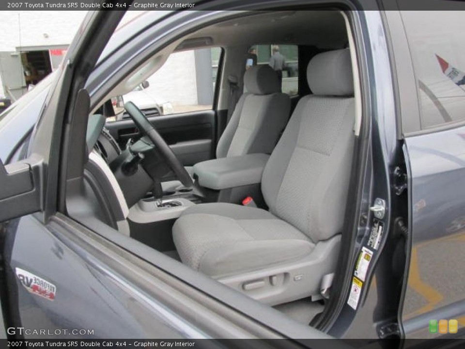 Graphite Gray Interior Photo for the 2007 Toyota Tundra SR5 Double Cab 4x4 #49769854