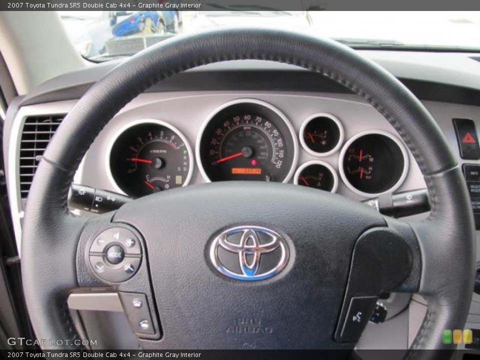 Graphite Gray Interior Steering Wheel for the 2007 Toyota Tundra SR5 Double Cab 4x4 #49769902