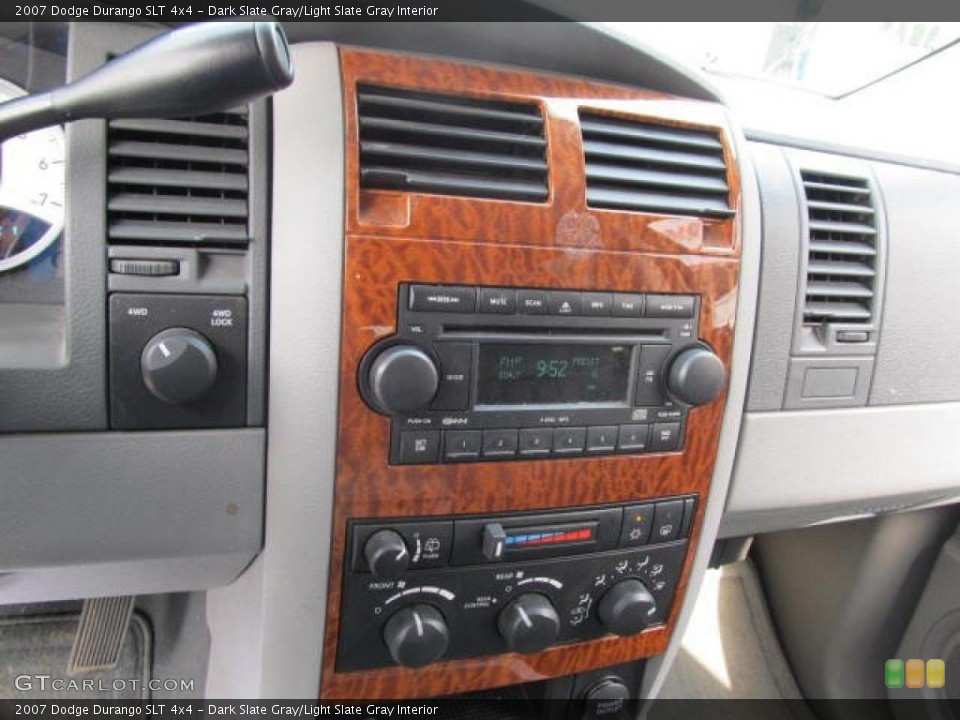 Dark Slate Gray/Light Slate Gray Interior Controls for the 2007 Dodge Durango SLT 4x4 #49770118