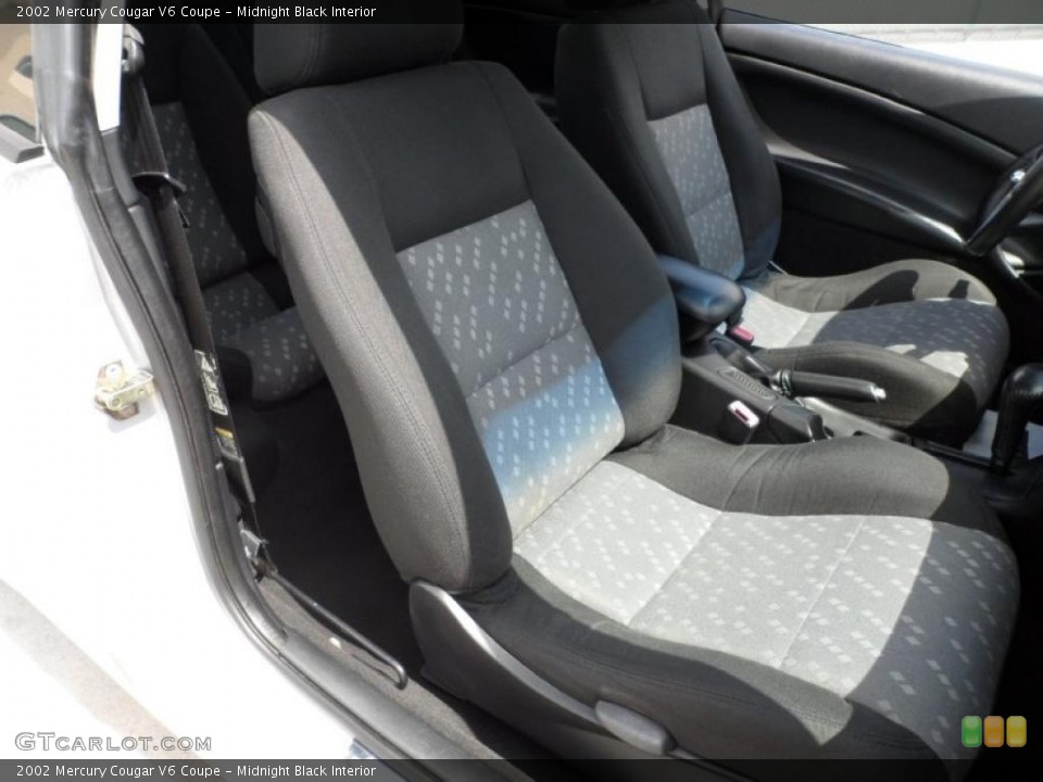 Midnight Black Interior Photo for the 2002 Mercury Cougar V6 Coupe #49770475