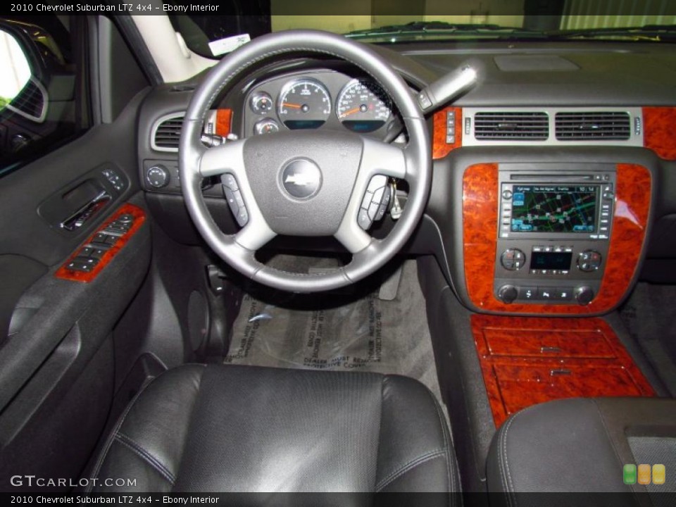 Ebony Interior Dashboard for the 2010 Chevrolet Suburban LTZ 4x4 #49770886