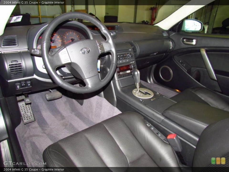 Graphite Interior Dashboard for the 2004 Infiniti G 35 Coupe #49772935