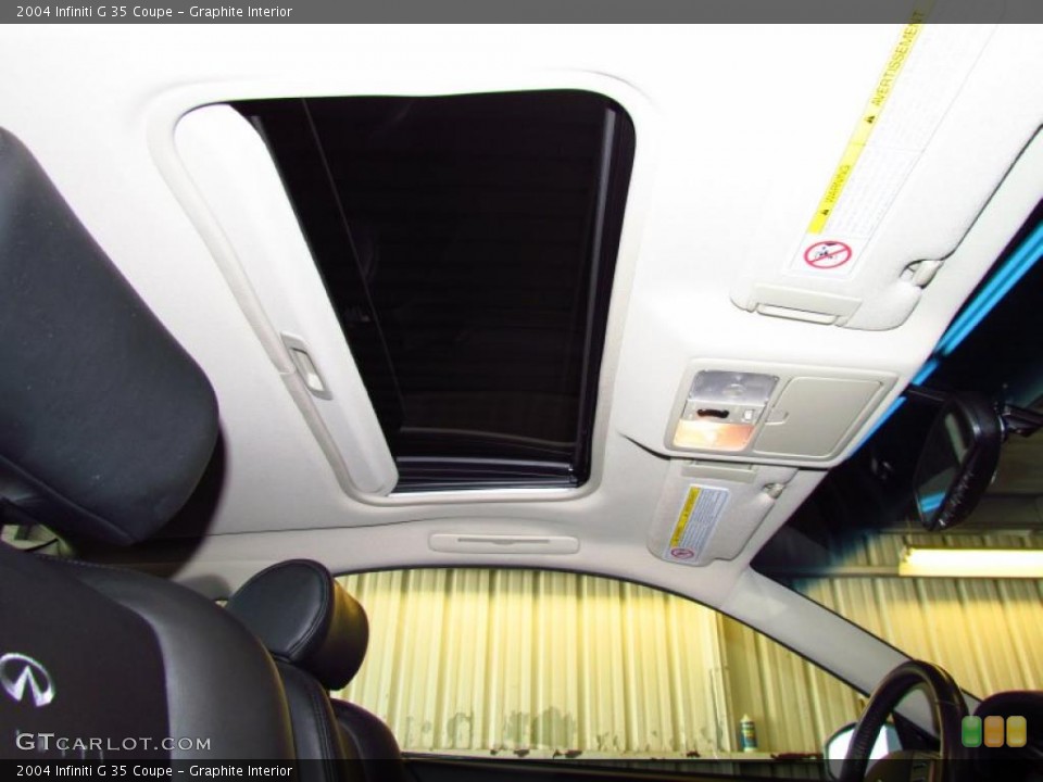 Graphite Interior Sunroof for the 2004 Infiniti G 35 Coupe #49773004