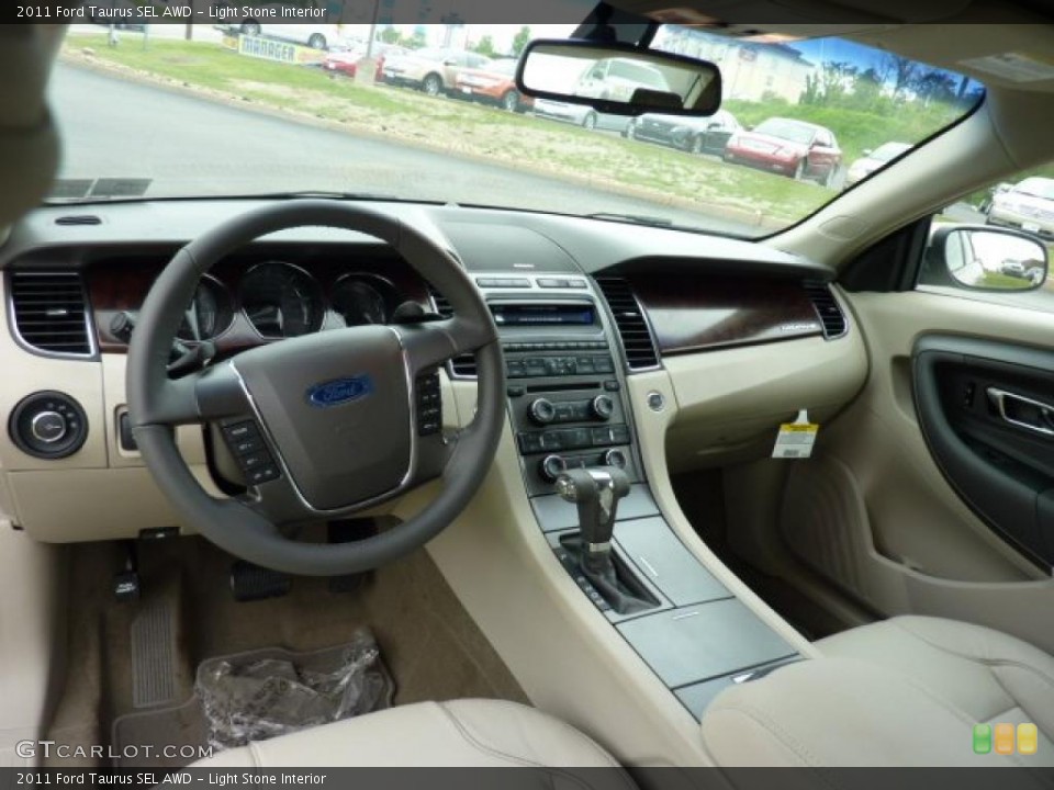 Light Stone Interior Dashboard for the 2011 Ford Taurus SEL AWD #49773640
