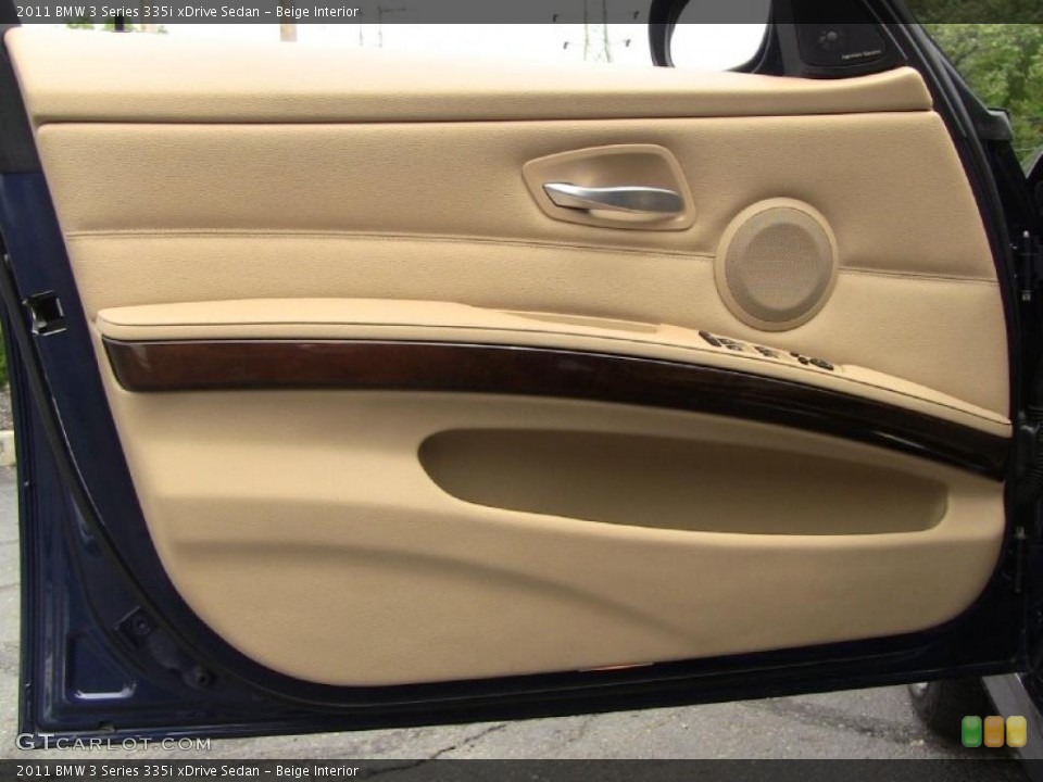 Beige Interior Door Panel for the 2011 BMW 3 Series 335i xDrive Sedan #49773988