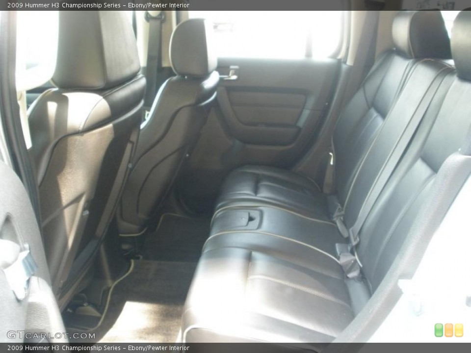 Ebony/Pewter Interior Photo for the 2009 Hummer H3 Championship Series #49775197