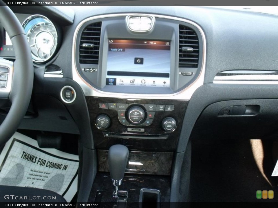 Black Interior Controls for the 2011 Chrysler 300  #49775872