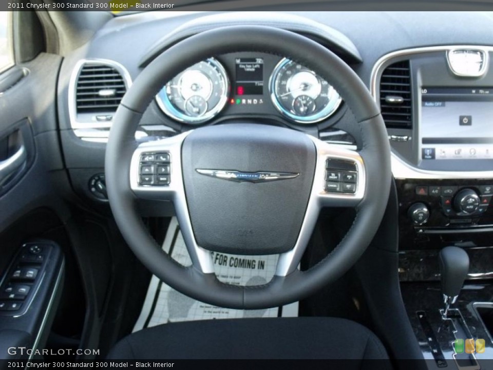 Black Interior Steering Wheel for the 2011 Chrysler 300  #49775887