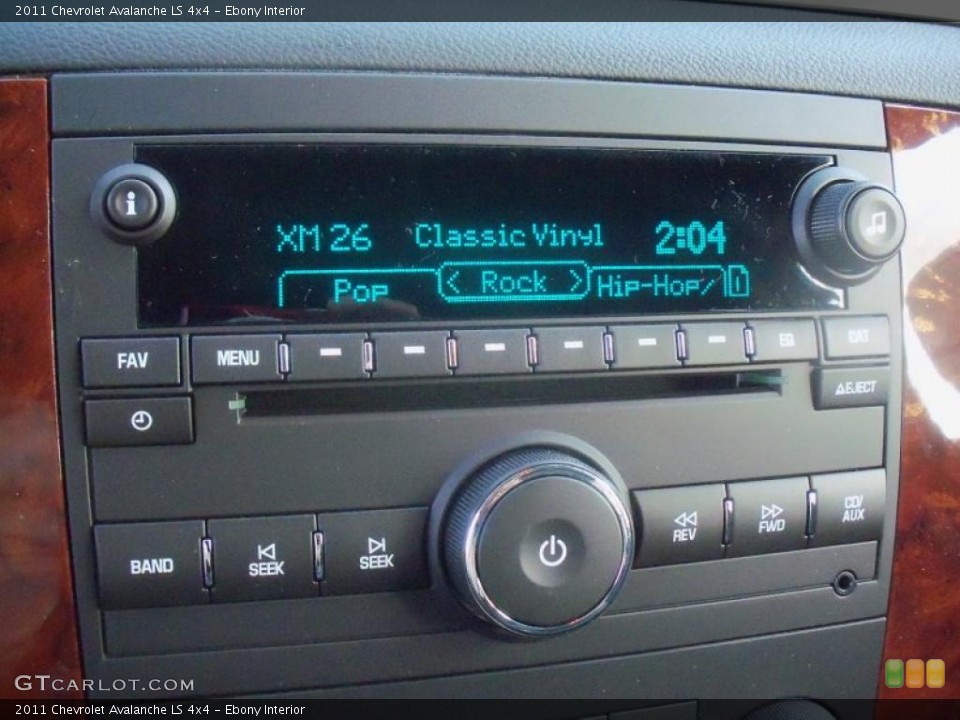 Ebony Interior Controls for the 2011 Chevrolet Avalanche LS 4x4 #49776061