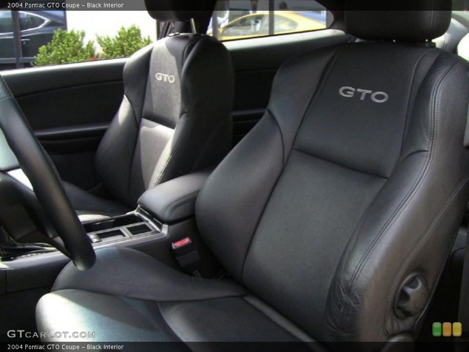 Black Interior Photo for the 2004 Pontiac GTO Coupe #49777037