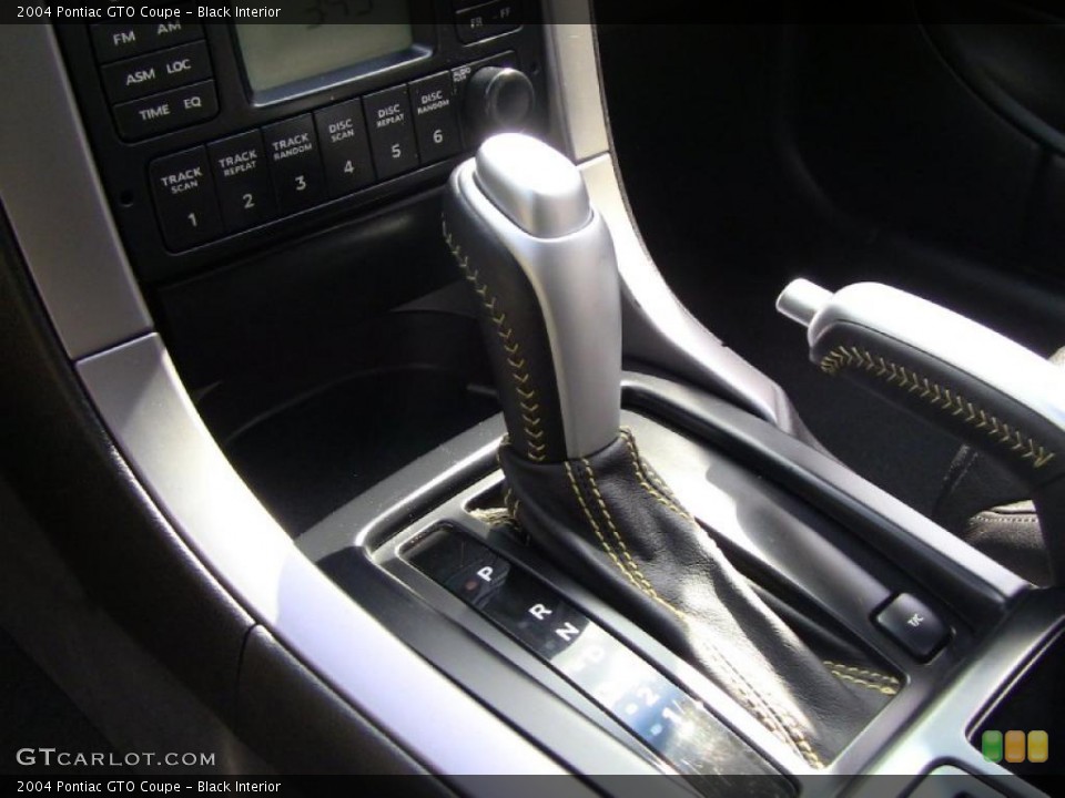 Black Interior Transmission for the 2004 Pontiac GTO Coupe #49777204