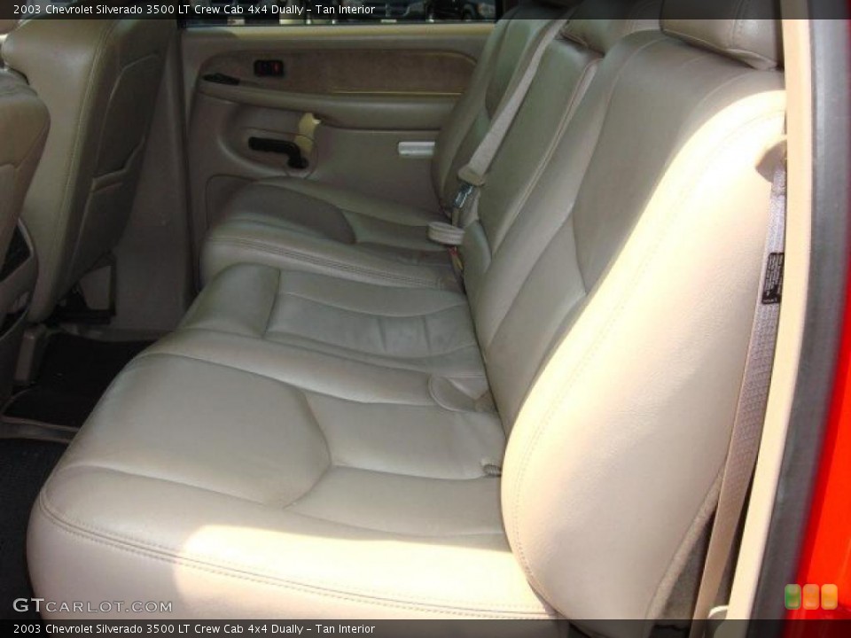 Tan Interior Photo for the 2003 Chevrolet Silverado 3500 LT Crew Cab 4x4 Dually #49777387