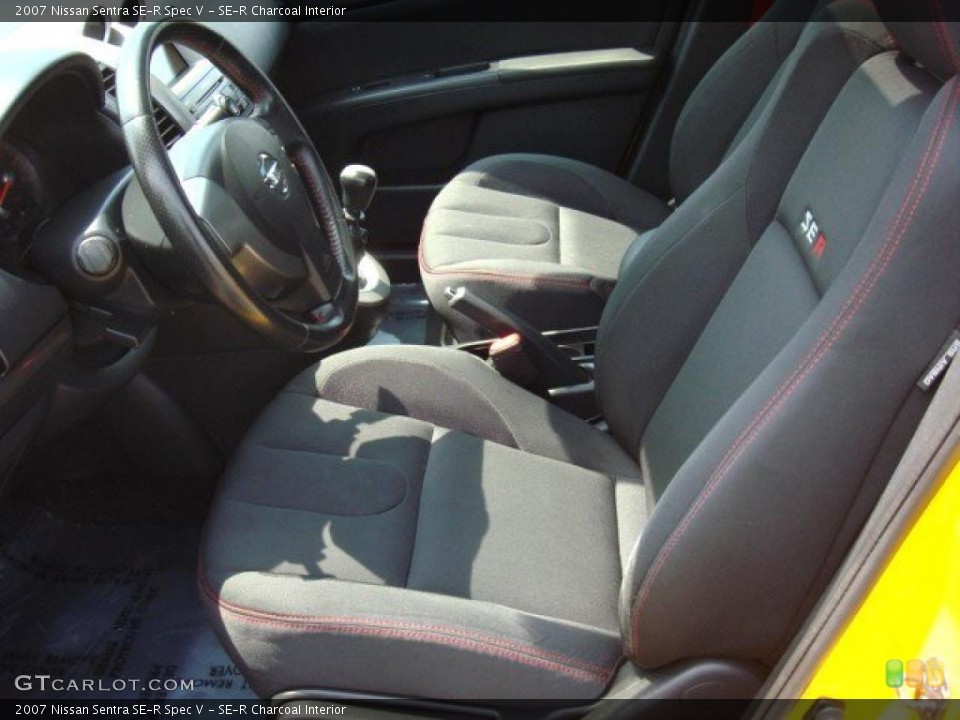 SE-R Charcoal Interior Photo for the 2007 Nissan Sentra SE-R Spec V #49777795