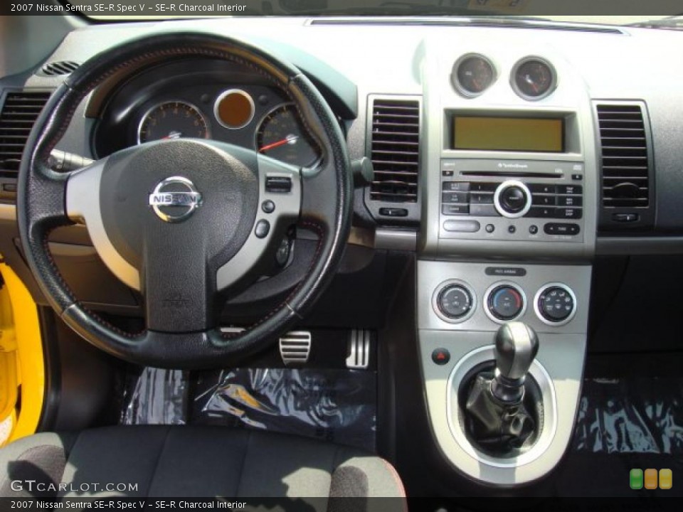 SE-R Charcoal Interior Dashboard for the 2007 Nissan Sentra SE-R Spec V #49777822