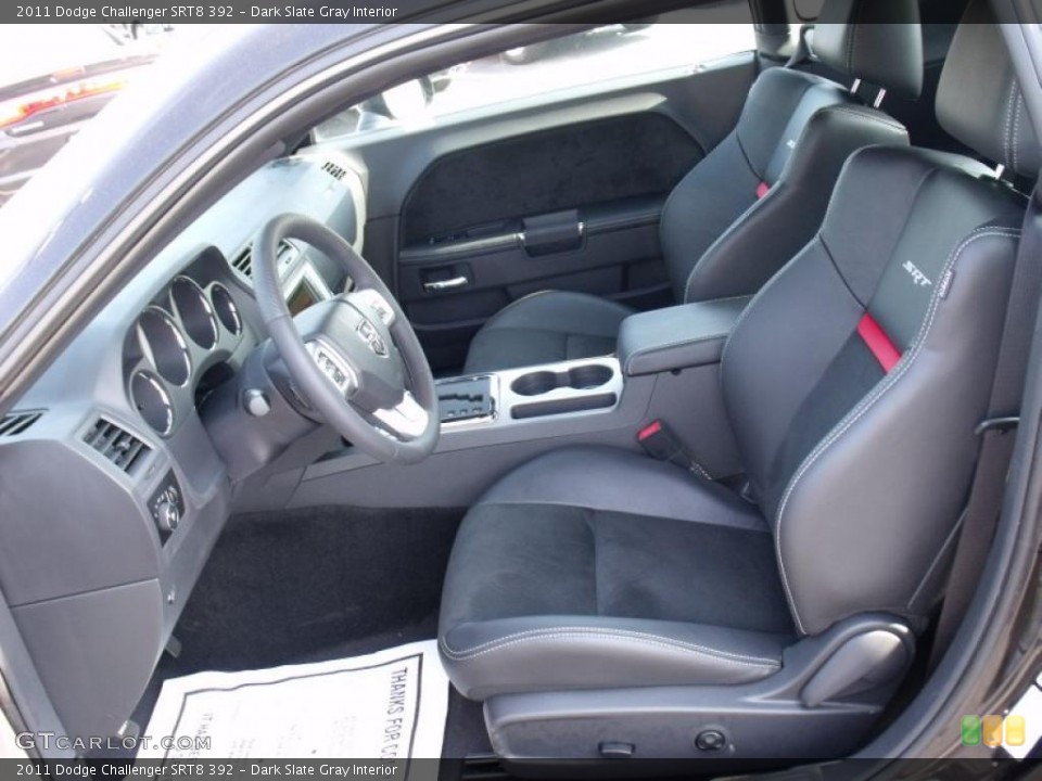 Dark Slate Gray Interior Photo for the 2011 Dodge Challenger SRT8 392 #49778209