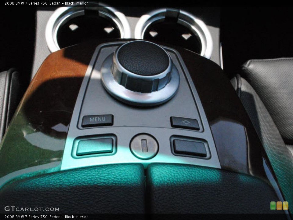Black Interior Controls for the 2008 BMW 7 Series 750i Sedan #49778962