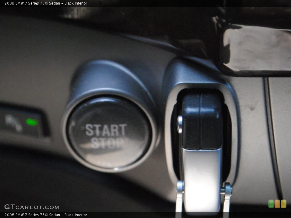 Black Interior Controls for the 2008 BMW 7 Series 750i Sedan #49778977