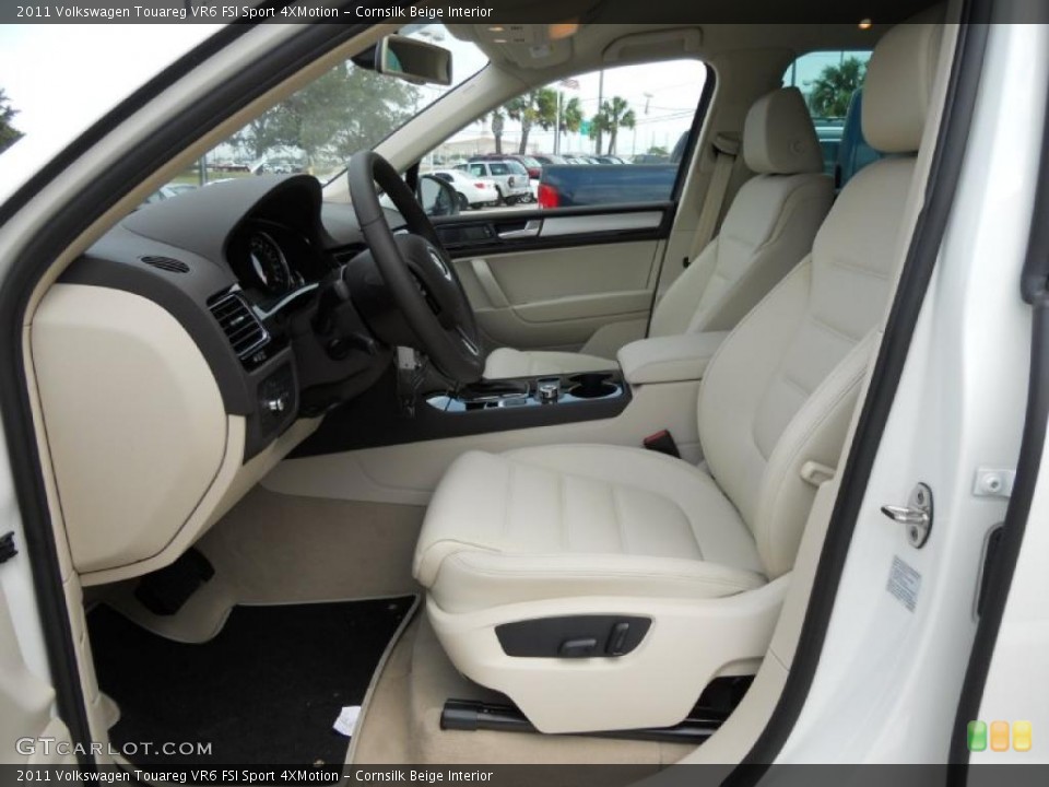 Cornsilk Beige Interior Photo for the 2011 Volkswagen Touareg VR6 FSI Sport 4XMotion #49779611