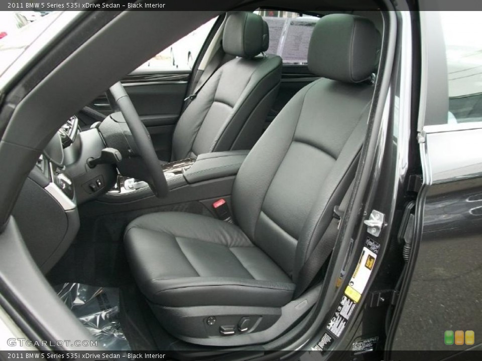 Black Interior Photo for the 2011 BMW 5 Series 535i xDrive Sedan #49779866