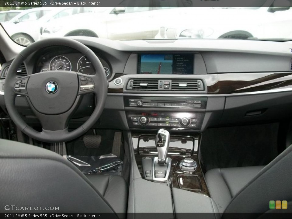 Black Interior Dashboard for the 2011 BMW 5 Series 535i xDrive Sedan #49779881