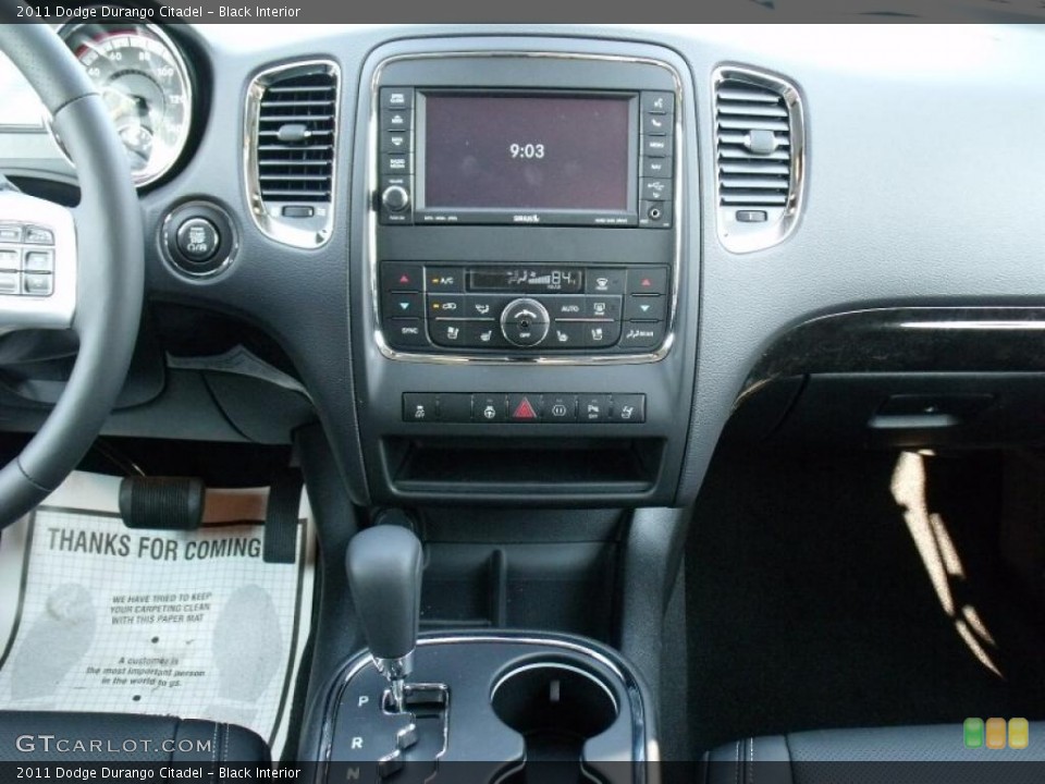 Black Interior Controls for the 2011 Dodge Durango Citadel #49780427