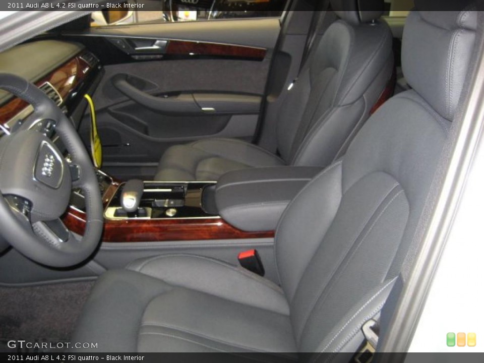 Black Interior Photo for the 2011 Audi A8 L 4.2 FSI quattro #49781465