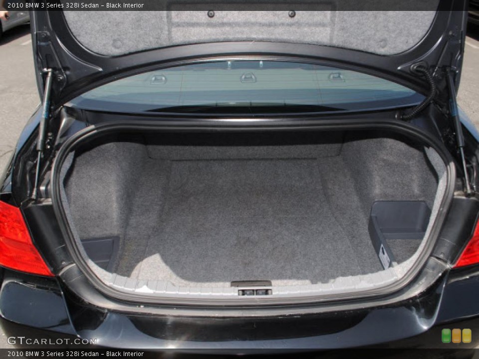 Black Interior Trunk for the 2010 BMW 3 Series 328i Sedan #49782014