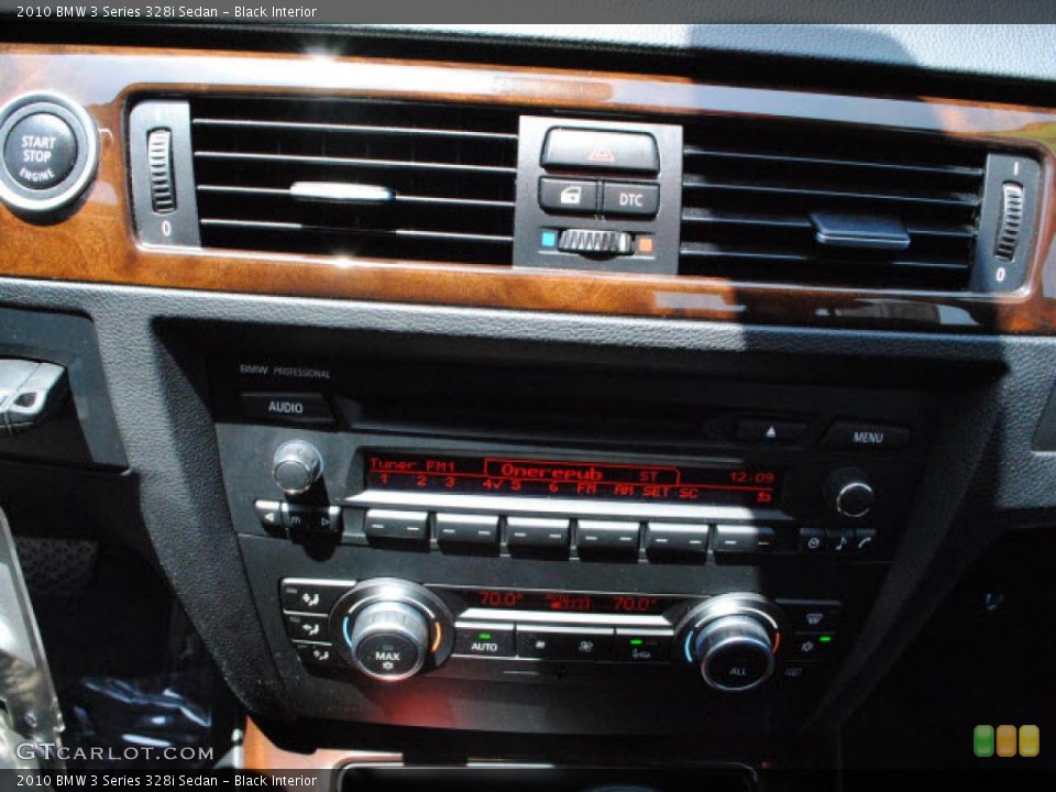Black Interior Controls for the 2010 BMW 3 Series 328i Sedan #49782164