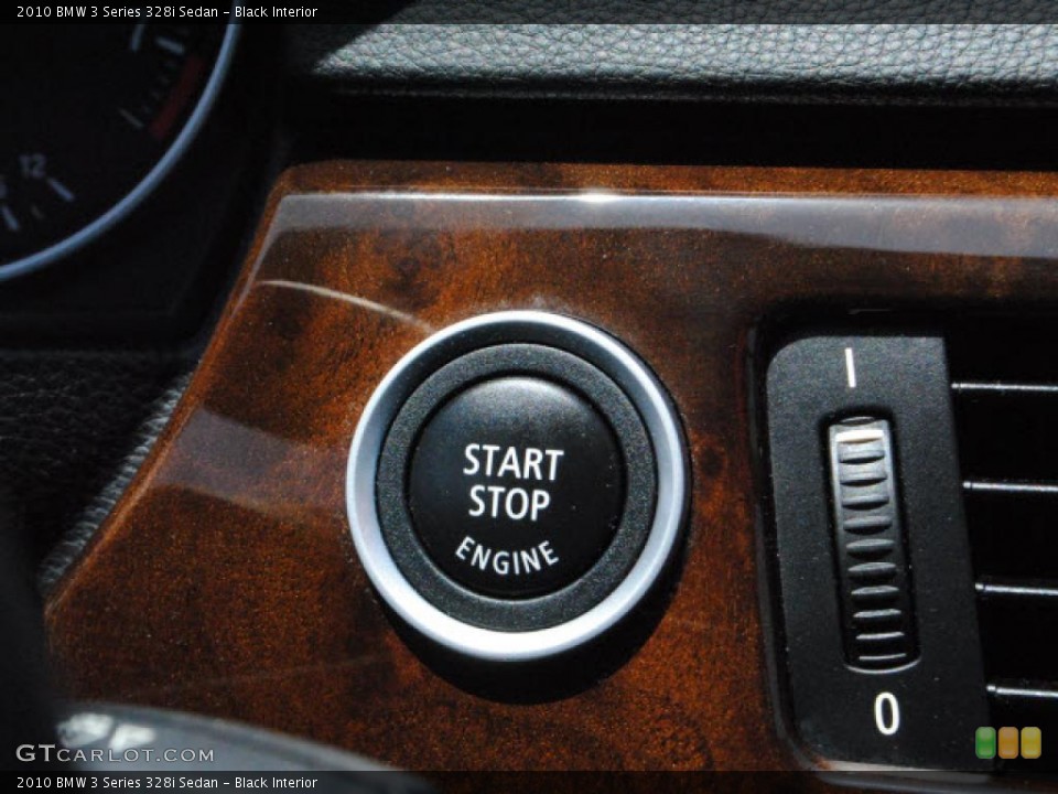 Black Interior Controls for the 2010 BMW 3 Series 328i Sedan #49782194