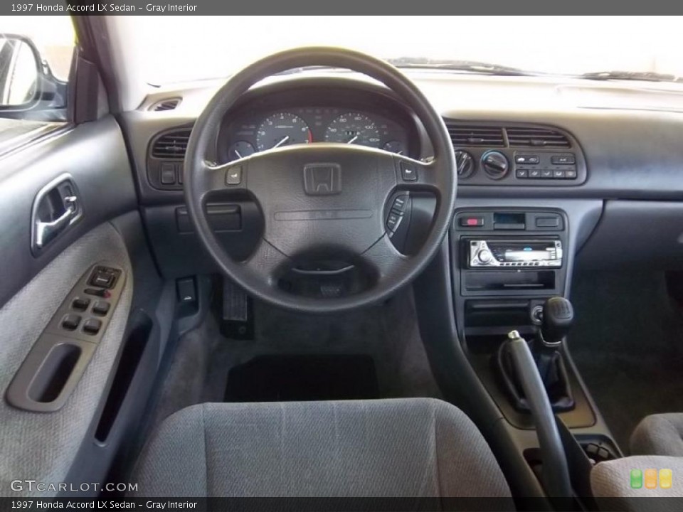Gray Interior Dashboard for the 1997 Honda Accord LX Sedan #49782230