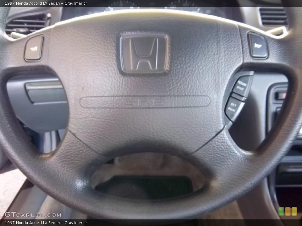 Gray Interior Steering Wheel for the 1997 Honda Accord LX Sedan #49782293