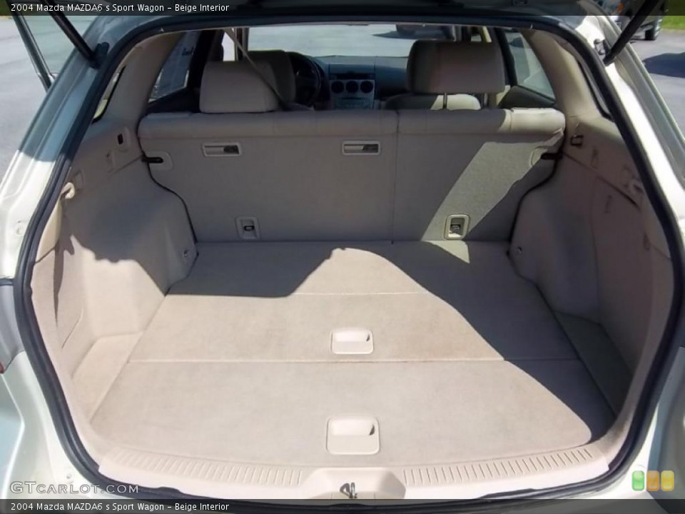 Beige Interior Trunk For The 2004 Mazda Mazda6 S Sport Wagon