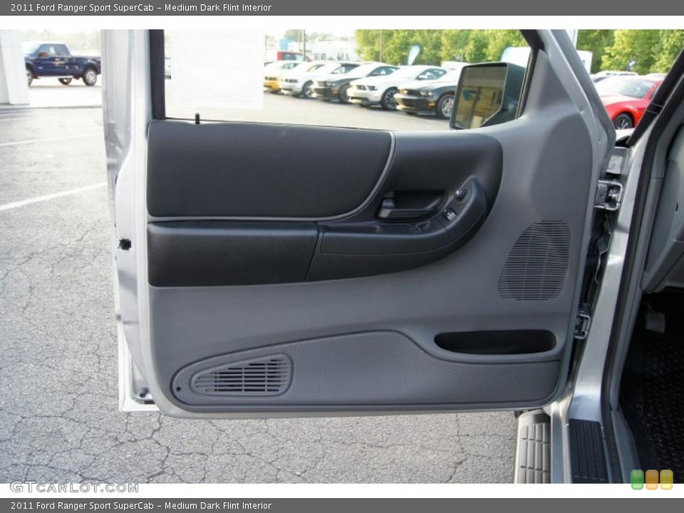 Medium Dark Flint Interior Door Panel for the 2011 Ford Ranger Sport SuperCab #49782740