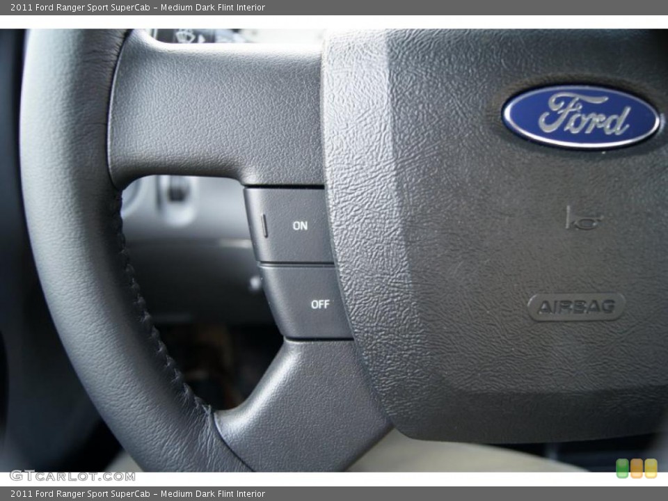 Medium Dark Flint Interior Controls for the 2011 Ford Ranger Sport SuperCab #49782800