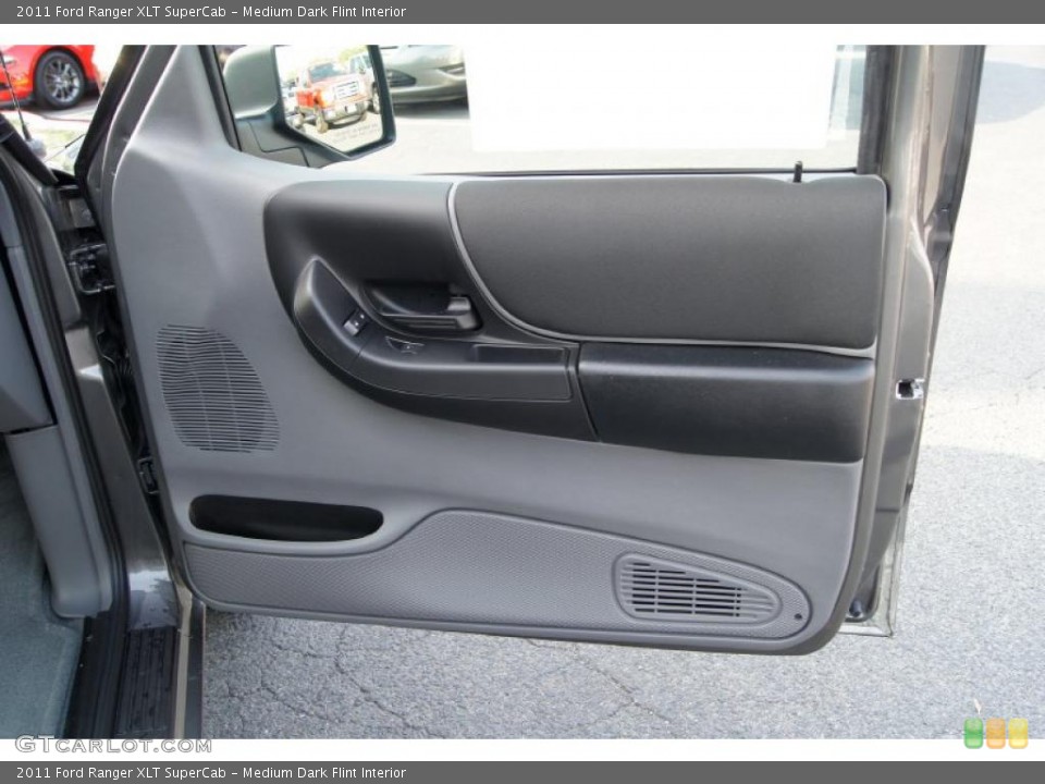 Medium Dark Flint Interior Door Panel for the 2011 Ford Ranger XLT SuperCab #49783079