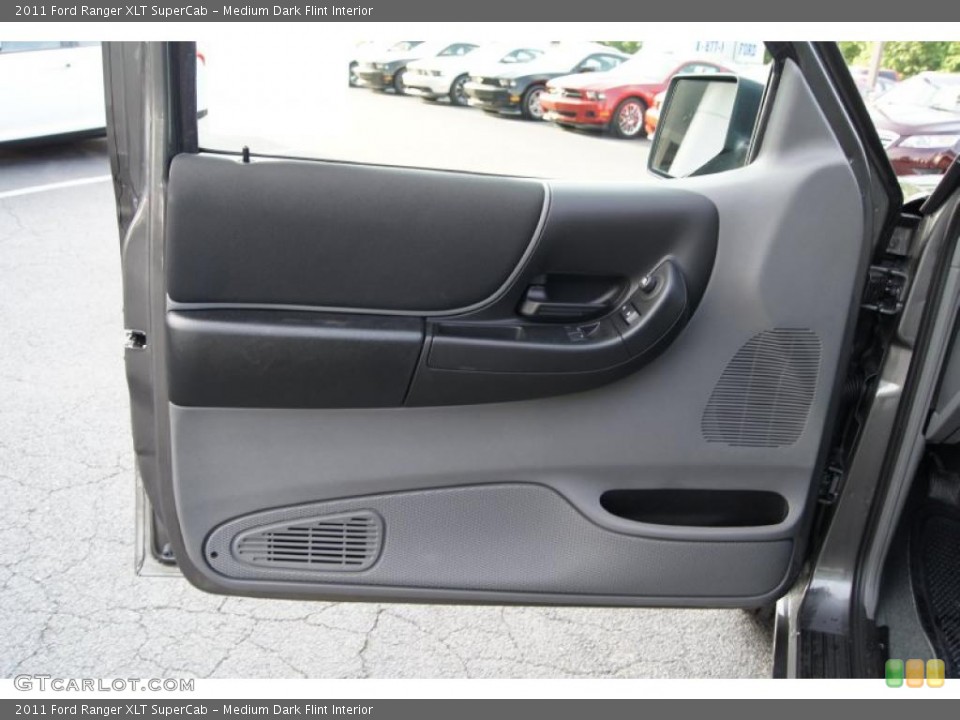 Medium Dark Flint Interior Door Panel for the 2011 Ford Ranger XLT SuperCab #49783139