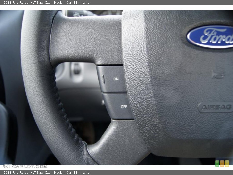 Medium Dark Flint Interior Controls for the 2011 Ford Ranger XLT SuperCab #49783184